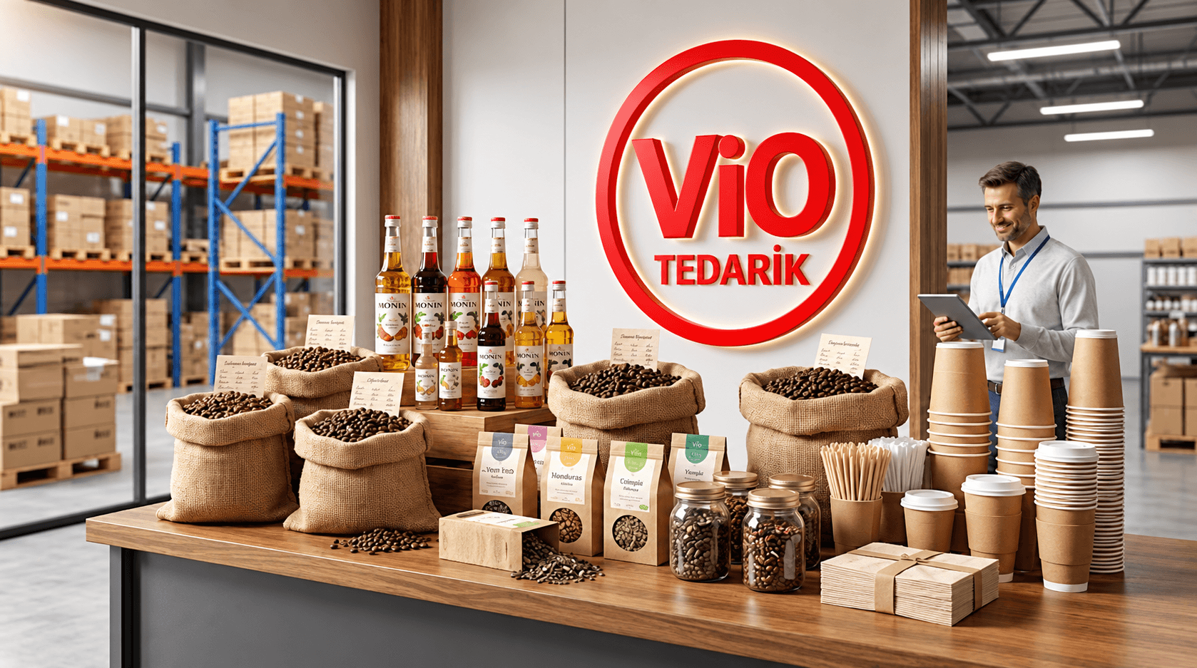 Vio Tedarik kahve, şurup ve işletme ürünleri